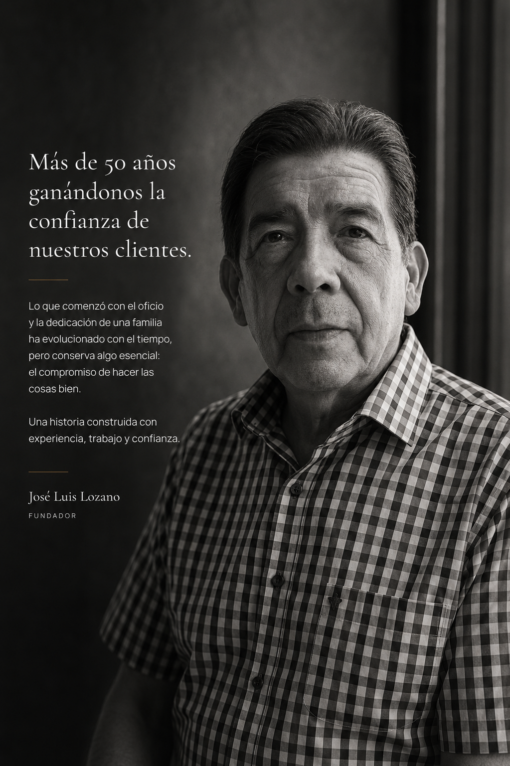 José Luis Lozano — Fundador de Persianas Lozano